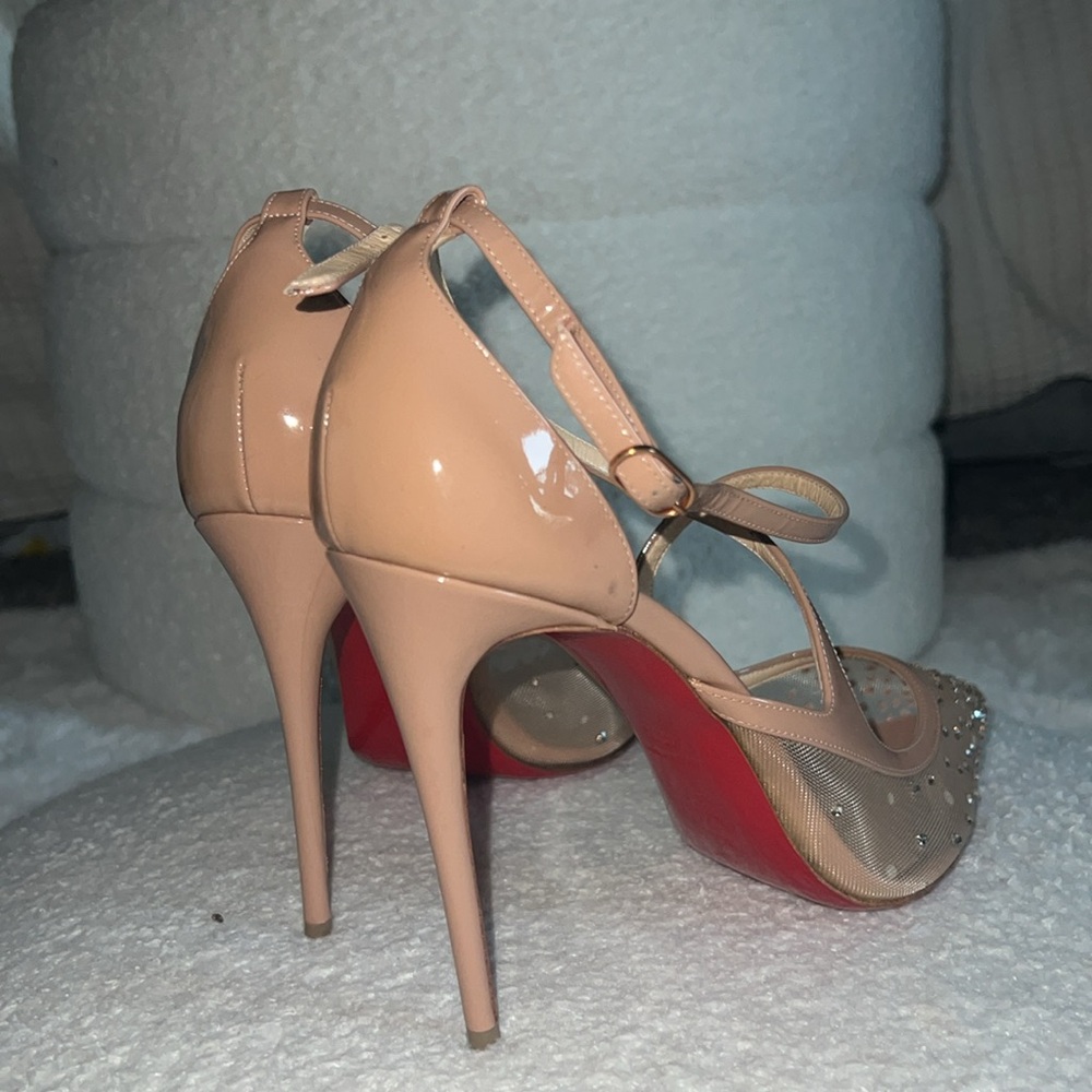 Christian Louboutin sparkle heeled sandals - Picture 3 of 4